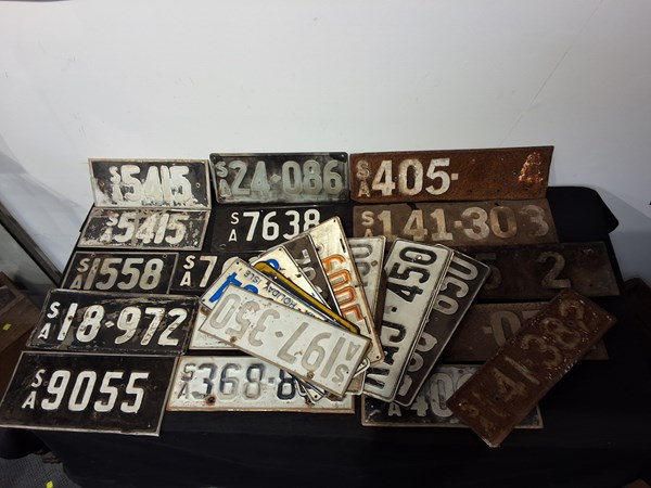 Lot 104 - NUMBER PLATES