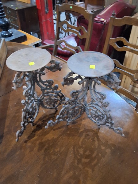 Lot 199 - CANDLE STANDS