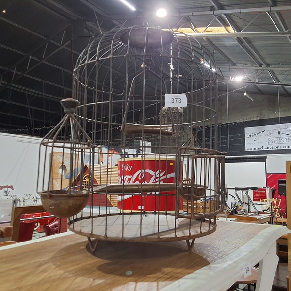 Lot 373 - BIRD CAGE