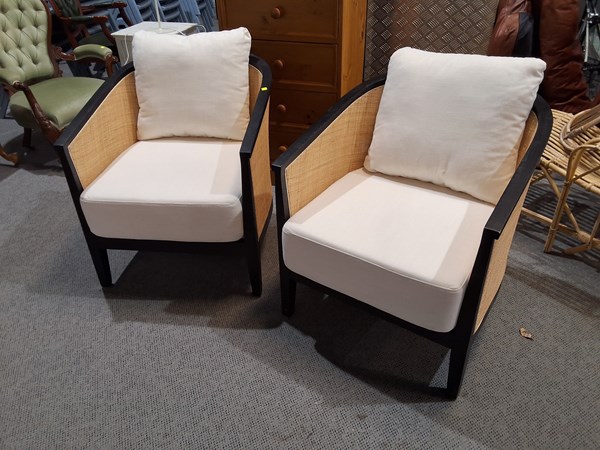 Lot 430 - CONTEMPORARY ARM CHAIRS