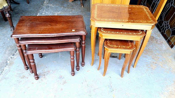 Lot 163 - NESTS OF TABLES
