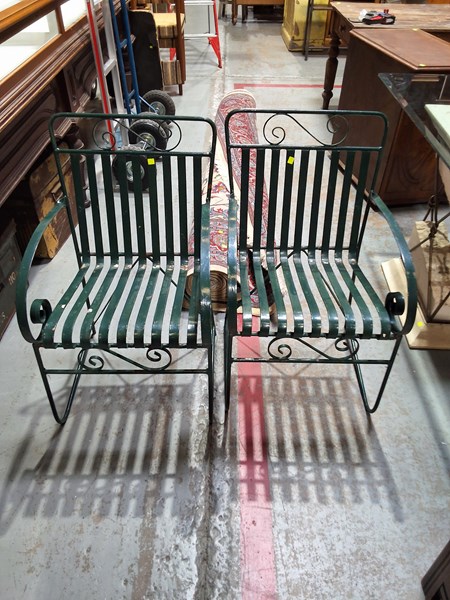 Lot 560 - GARDEN CHAIRS