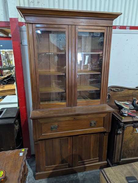 Lot 5 - SECRETAIRE BOOKCASE