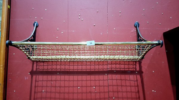 Lot 36 - RAILCAR LUGGAGE RACK