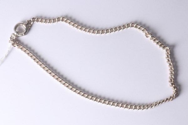 Lot 1011 - SILVER NECKLACE