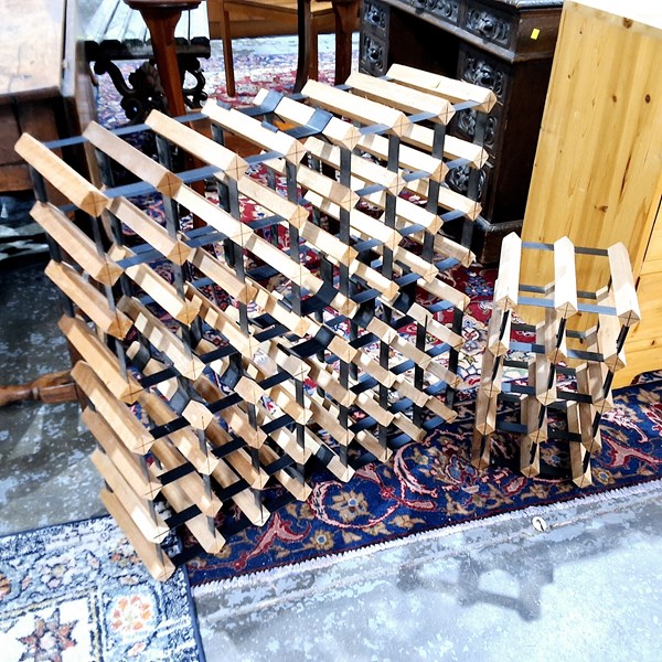 Lot 70 - WINE RACKS