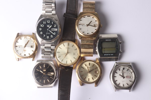 Lot 1057 - SEIKO WRISTWATCHES