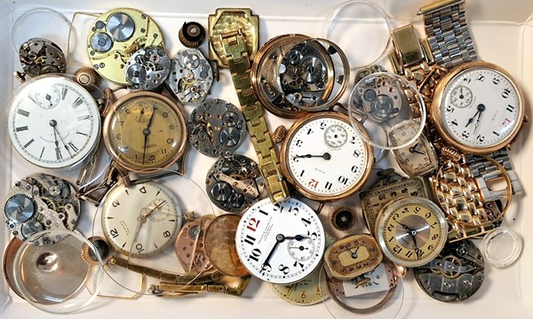 Lot 1026 - WATCH PARTS