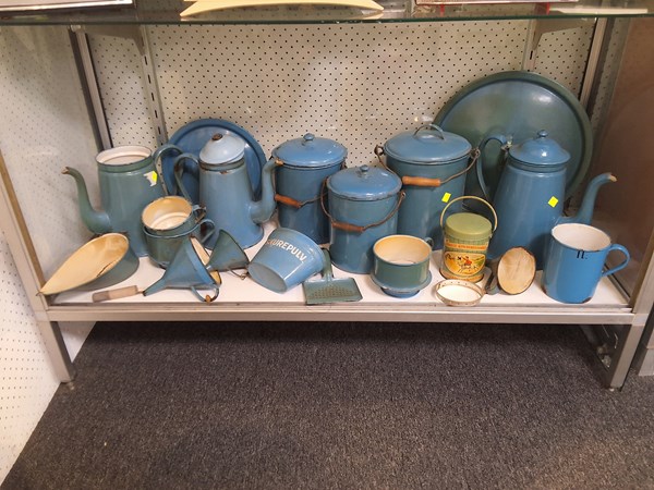 Lot 1304 - ENAMEL WARE