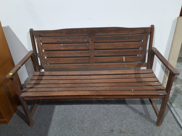 Lot 321 - GARDEN BENCH