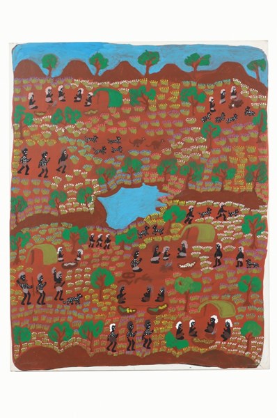 Lot 38 - LUCKY MORTON KNGWARREYE (Australia, Aboriginal, c.1952- )
