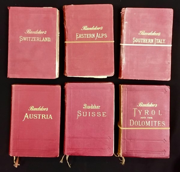 Lot 1144 - VINTAGE BAEDEKER'S GUIDES