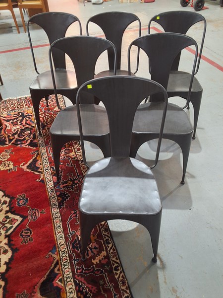 Lot 390 - DINING CHAIRS