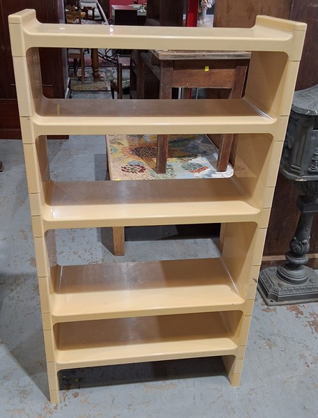 Lot 382 - RETRO MODULAR SHELVING