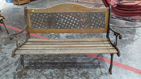 Lot 436 - OUTDOOR BENCH