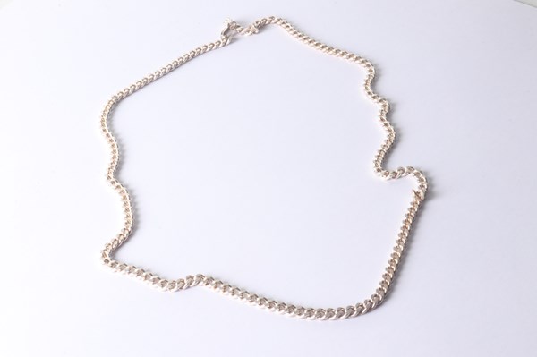 Lot 1042 - SILVER NECKLACE