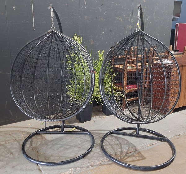 Lot 359 - EGG CHAIRS