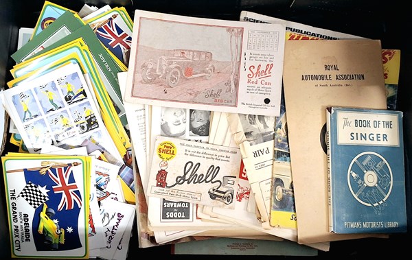Lot 1454 - MOTORING EPHEMERA