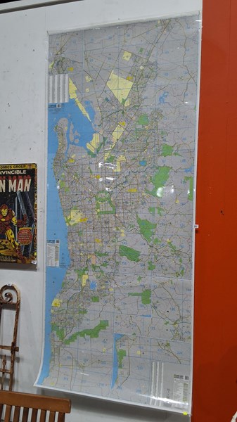 Lot 343 - BIG MAP OF ADELAIDE