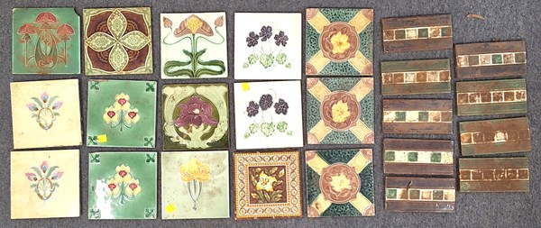 Lot 1175 - FIREPLACE TILES