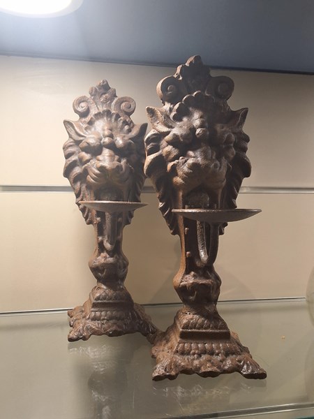 Lot 1212 - CANDLE STANDS