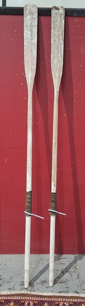 Lot 256 - ROWING OARS