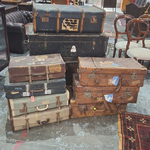 Lot 240 - SHIPPING TRUNKS