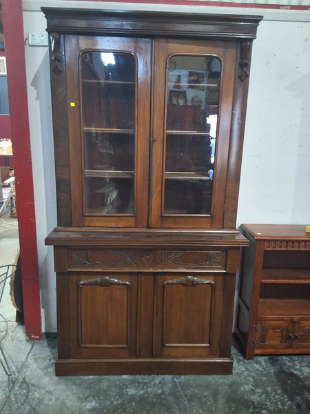 Lot 16 - BOOKCASE