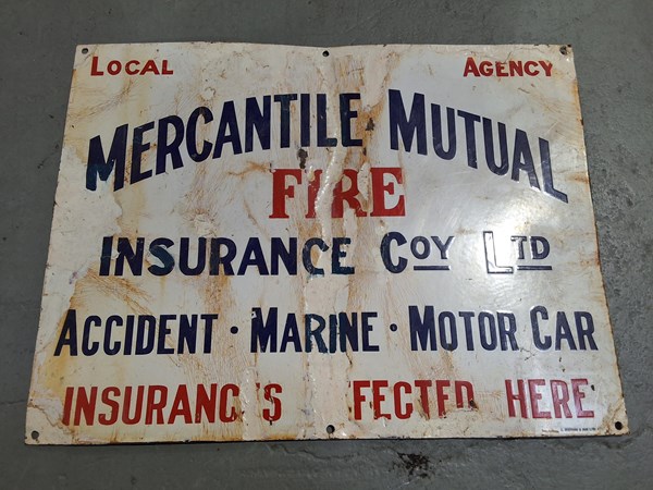 Lot 371 - ENAMEL SIGN