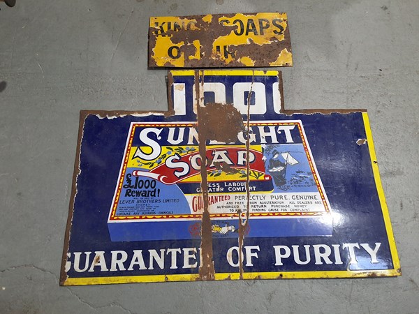 Lot 374 - ENAMEL SIGNS