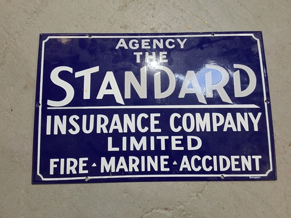 Lot 380 - ENAMEL SIGN