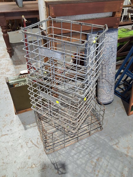 Lot 248 - WIRE CRATES