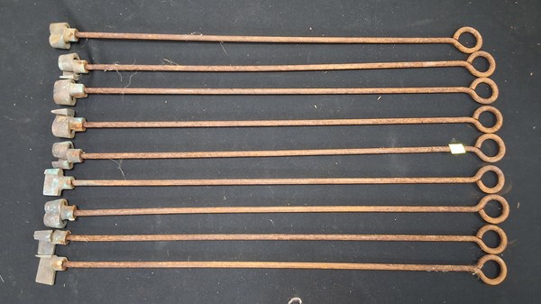 Lot 1210 - BRANDING IRONS