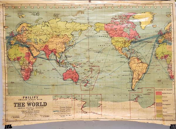 Lot 353 - MAP OF THE WORLD