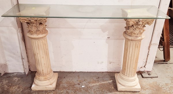 Lot 378 - CONSOLE TABLE