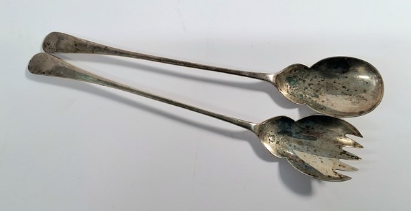 Lot 1041 - STERLING SILVER SERVERS