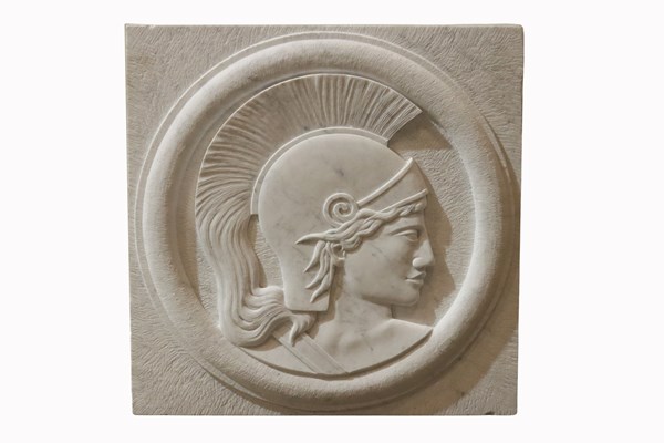 Lot 343 - MARBLE PLAQUE