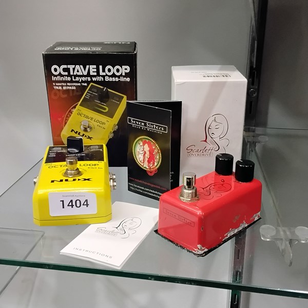 Lot 1404 - GUITAR PEDALS