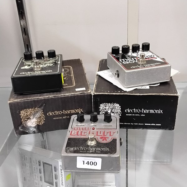 Lot 1400 - ELECTRO-HARMONIX GUITAR PEDALS