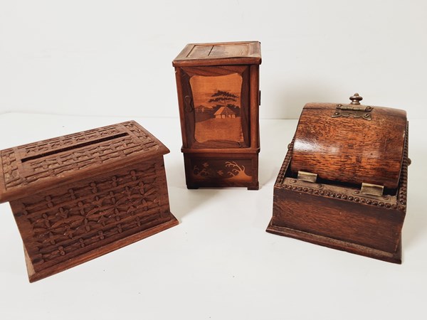 Lot 1219 - CIGARETTE BOXES (3)