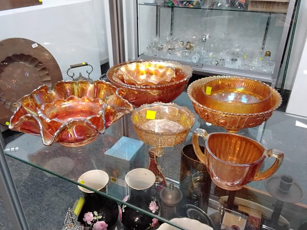 Lot 1464 - CARNIVAL GLASS