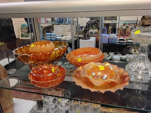 Lot 1342 - CARNIVAL GLASS