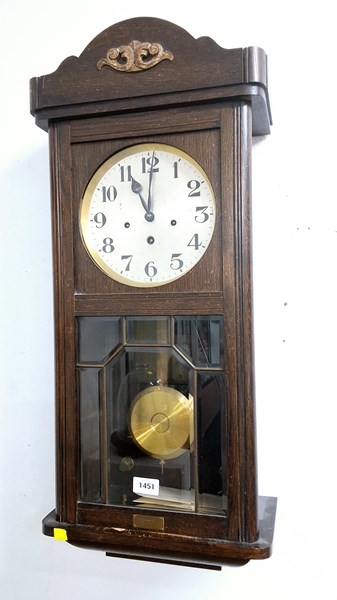 Lot 1451 - WALL CLOCK
