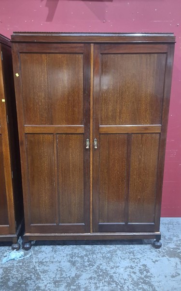 Lot 132 - PAIR OF WARDROBES