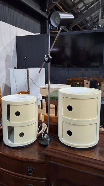 Lot 238 - CABINETS AND LAMP