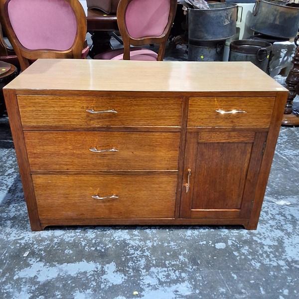 Lot 224 - HALL CUPBOARD