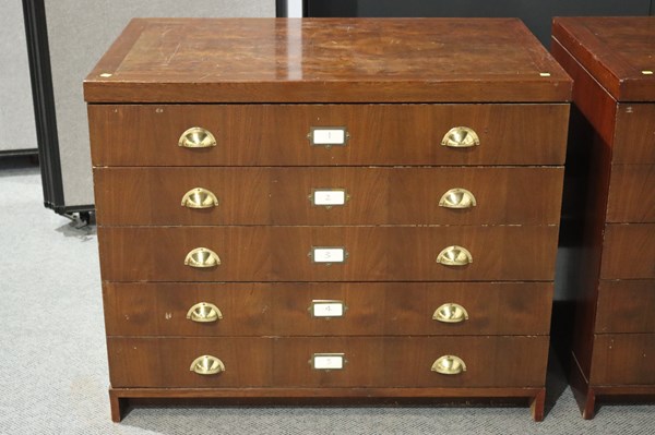 Lot 339 - PLAN DRAWERS