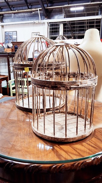 Lot 163 - BIRD CAGES