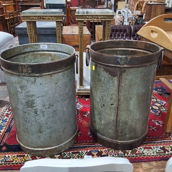 Lot 228 - MINERS BUCKETS