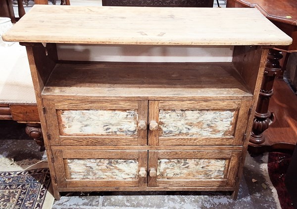 Lot 85 - HALL CUPBOARD